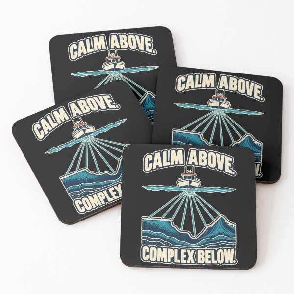 Item preview, Calm Above, Complex Below – Hydrographic Surveying designed and sold by FreePath-Move.