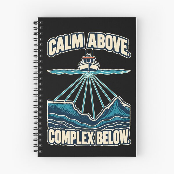 Item preview, Calm Above, Complex Below – Hydrographic Surveying designed and sold by FreePath-Move.