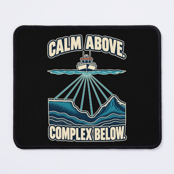 Item preview, Calm Above, Complex Below – Hydrographic Surveying designed and sold by FreePath-Move.