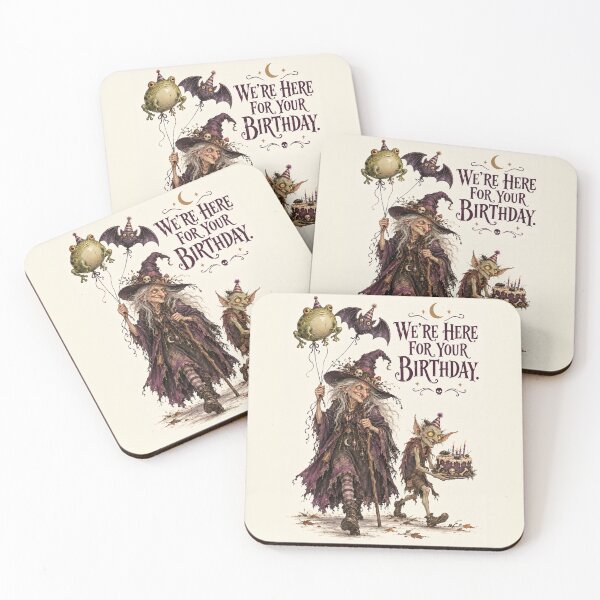 Item preview, Creepy Witch Halloween Birthday designed and sold by Meandmyshop.