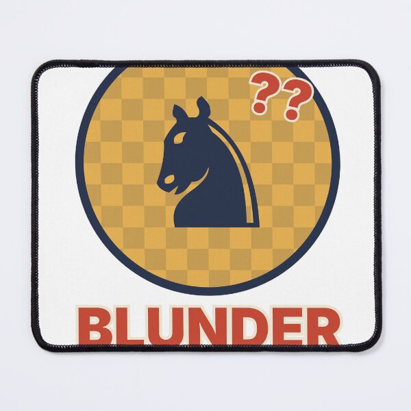 Item preview, Blunder Responsibly Funny Chess Knight designed and sold by EVHVending.