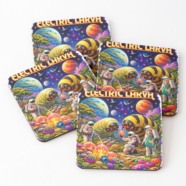 Item preview, Electric Larva — Electric Larvaland (Album Artwork / Experimental Ambient Signal) designed and sold by Fun Fashion & Art.