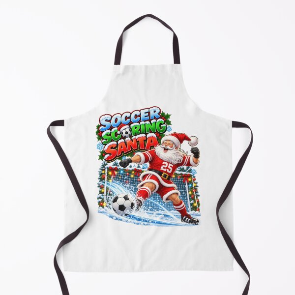 Item preview, SOCCER SCORING SANTA (OR FOOTBALL) designed and sold by signshirtz.