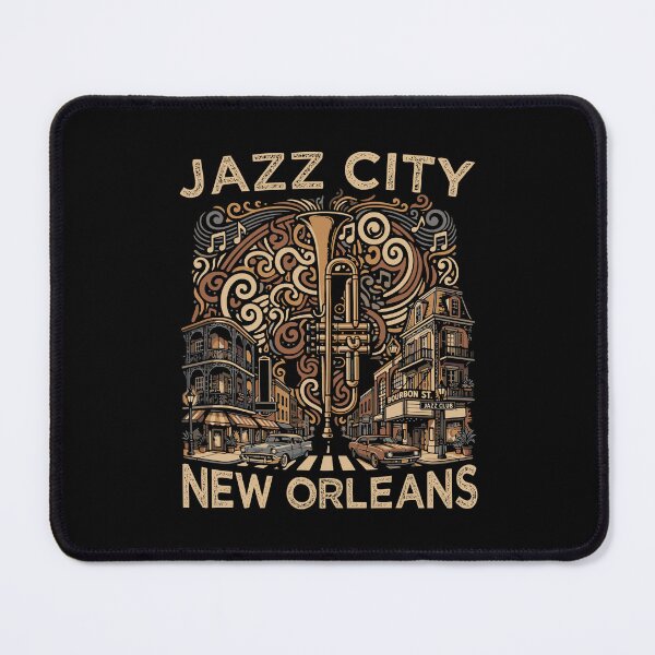 Item preview, Nueva Orleans, Mississippi, Música de recuerdo, Ciudad del jazz, Nueva Orleans designed and sold by DSWShirts.