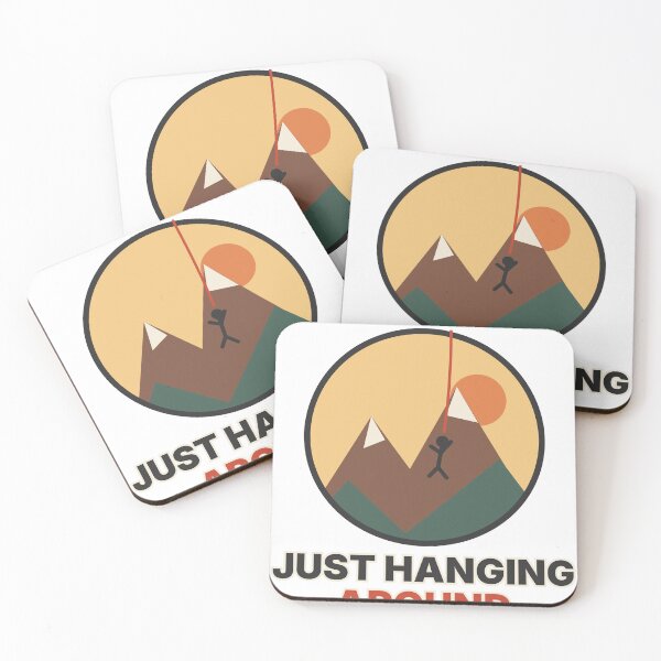 Item preview, Just Hanging Around Rock Climbing Mountain designed and sold by EVHVending.