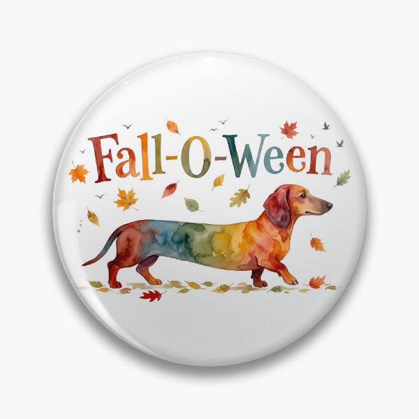 Artikelvorschau, Herbst-Ween-Dackel-T-Shirt – Buntes Halloween-Dackel-Motiv & Herbst entworfen und verkauft von elisarasada.