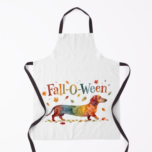 Item preview, Fall-O-Ween Dachshund T-Shirt – Colorful Halloween Wiener Dog & Autumn designed and sold by elisarasada.