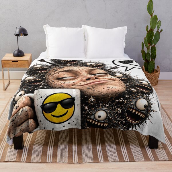 Item preview, Los monstruos de la fiesta se encuentran con los emoticonos designed and sold by videodroom.