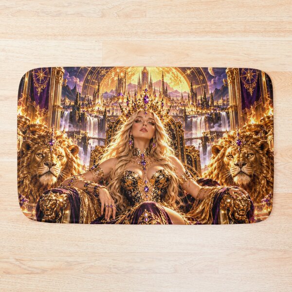 Item preview, Sovereign Lion Empress of Eternal Gold designed and sold by PurvaNimfaMagic.