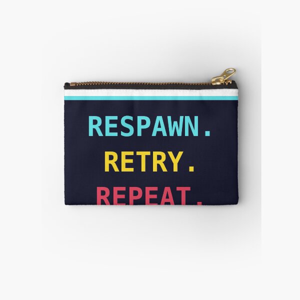 Item preview, Respawn Retry Repeat Retro Pixel Gamer designed and sold by EVHVending.