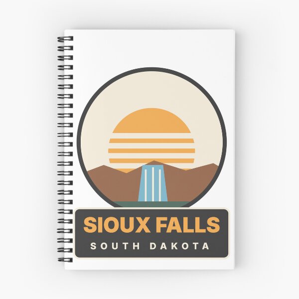 Item preview, Sioux Falls South Dakota Retro Sunset Falls designed and sold by EVHVending.