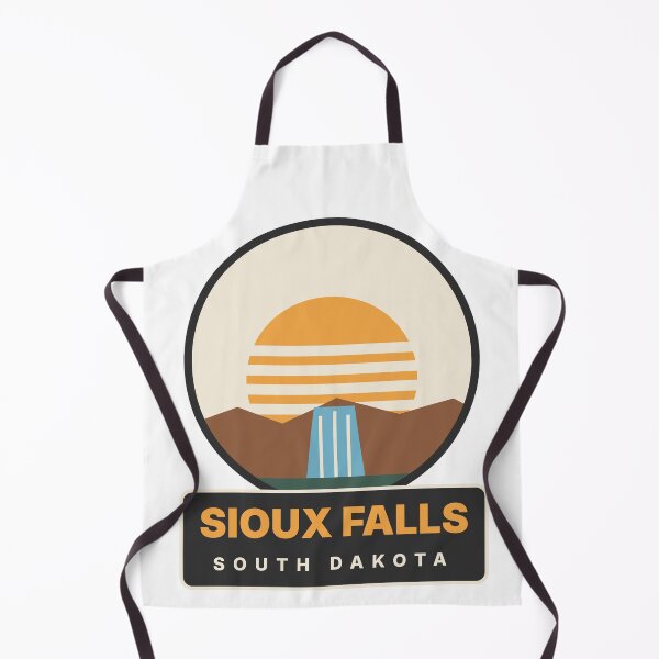 Item preview, Sioux Falls South Dakota Retro Sunset Falls designed and sold by EVHVending.