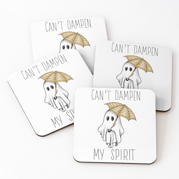 Item preview, Can’t Dampen My Spirit Rain Ghost designed and sold by SarahSketches_.