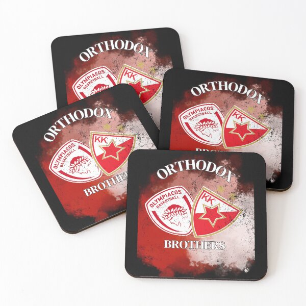 Aperçu de l'œuvre Frères orthodoxes de l'Olympiacos Crvena Zvezda créée et vendue par SportThreadz.