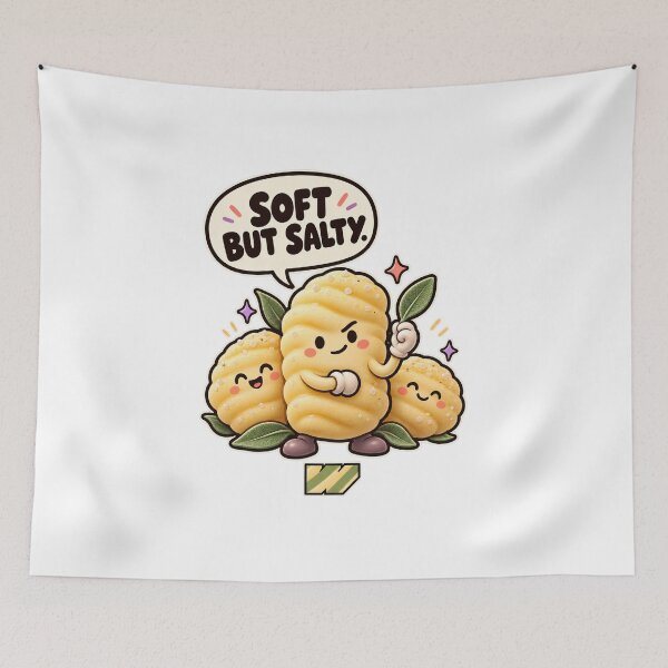 Item preview, Gnocchi Soft But Salty designed and sold by eWproject.