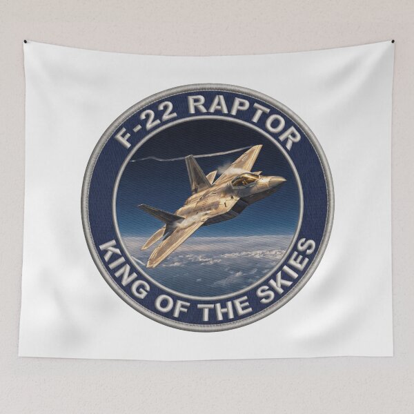 Item preview, F-22 Raptor King Of The Skies Stealth Fighter Art designed and sold by ArtDreams92.