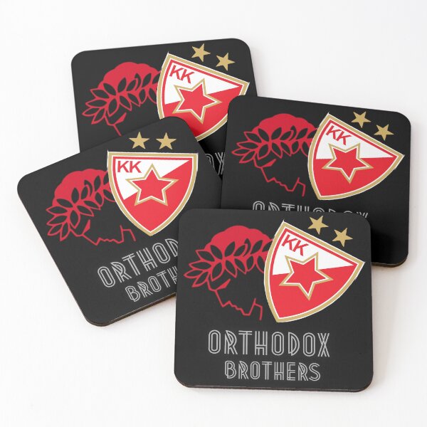 Aperçu de l'œuvre Olympiacos basketball Zvezda basketball frères orthodoxes créée et vendue par SportThreadz.