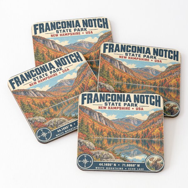 Item preview, Franconia Notch New Hampshire Vintage Adventure designed and sold by naturalsurvival.