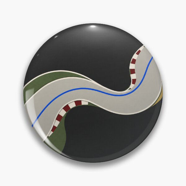 Item preview, Chicane – Abstract Racing Line Mouse Pad designed and sold by astersgraphics.