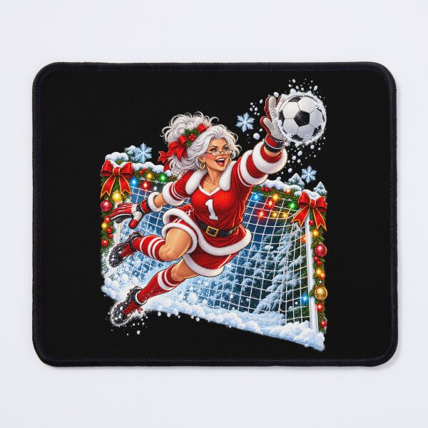 Item preview, MRS. CLAUS — NORTH POLE GOALKEEPER designed and sold by signshirtz.