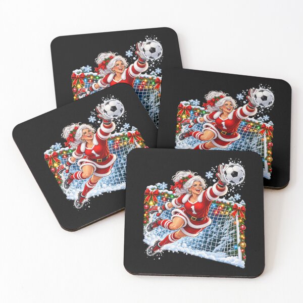 Item preview, MRS. CLAUS — NORTH POLE GOALKEEPER designed and sold by signshirtz.