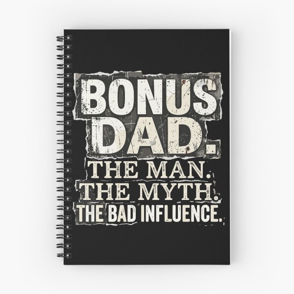 Item preview, Bonus Dad. The Man. The Myth. The Bad Influence. Stepfather Funny Father's Day designed and sold by PopStars1993.