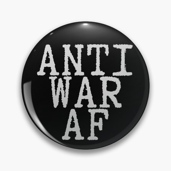 Item preview, Anti WAR AF, white letters designed and sold by Very Wary.