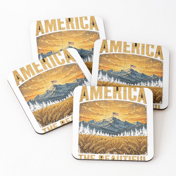 Item preview, America the Beautiful Purple Mountains 1776 designed and sold by Freedom In Threads.