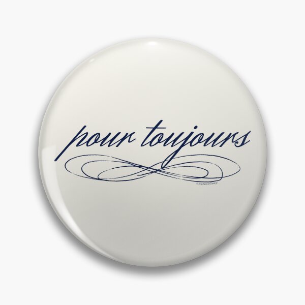 Item preview, Pour Toujours Minimalist French Text Art designed and sold by JustAsmahDesign.