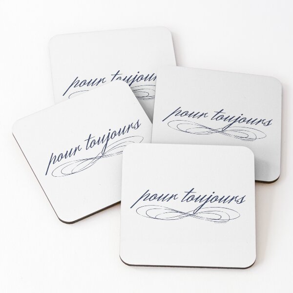 Item preview, Pour Toujours Minimalist French Text Art designed and sold by JustAsmahDesign.