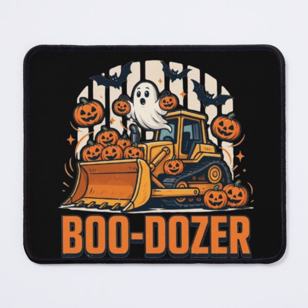 Item preview, Boo-Dozer Halloween Ghost Pumpkin Construction Bulldozer designed and sold by Zizo-DR44.