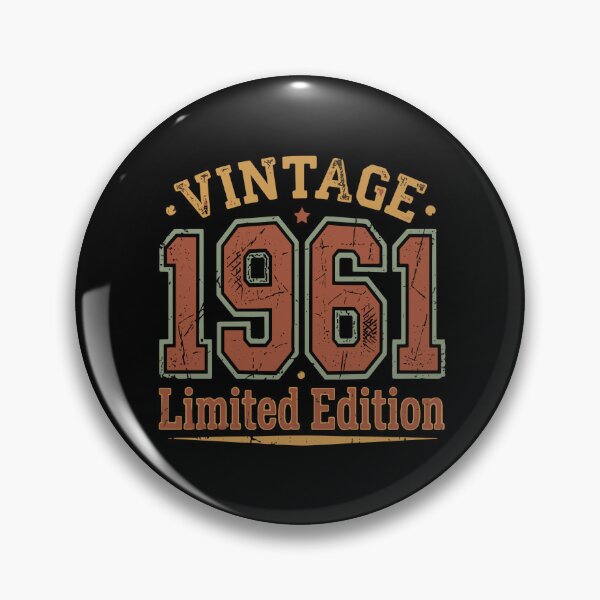 Item preview, Vintage 1961 Limited Edition Birthday Birth Year For Men Women designed and sold by PopStars1993.