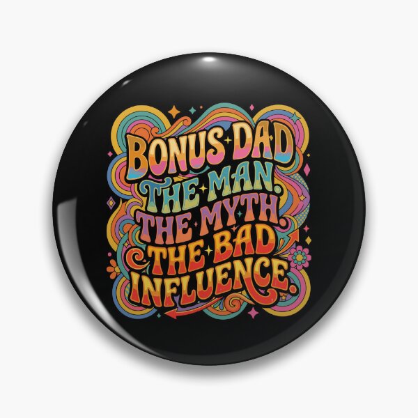 Item preview, Bonus Dad The Man The Myth The Bad Influence Stepfather Father's Day  designed and sold by PopStars1993.
