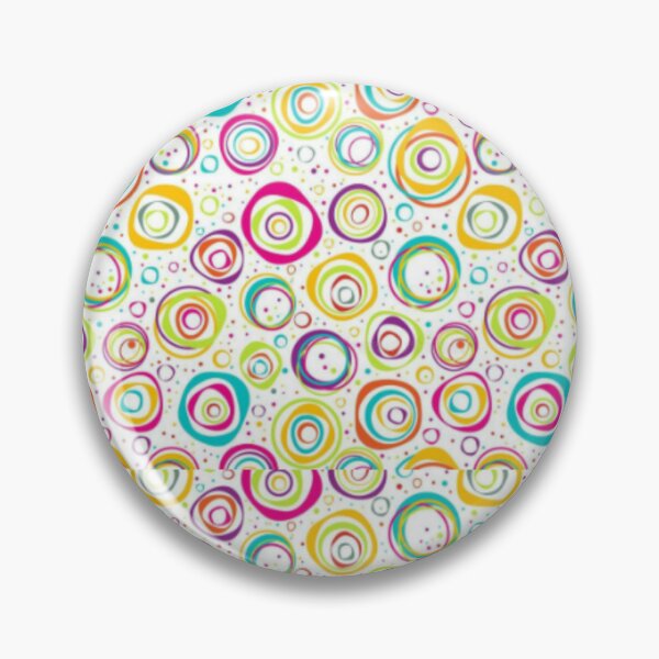Item preview, Colorful Retro Circles Pattern – Vibrant Abstract Geometric Rainbow Design designed and sold by Kruti Collection.