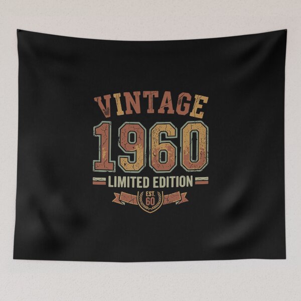 Item preview, Vintage 1960 Limited Edition Est 60 Born Sixtieth Birthday designed and sold by PopStars1993.