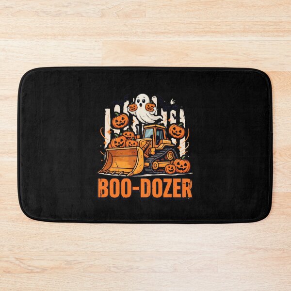Item preview, Boo-Dozer Halloween Pumpkin Ghost Construction Bulldozer designed and sold by Zizo-DR44.