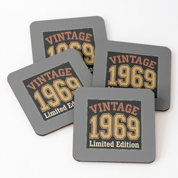 Aperçu de l'œuvre Édition limitée Vintage 1969 - Anniversaire Né(e) en 1969 créée et vendue par SofiBlair.