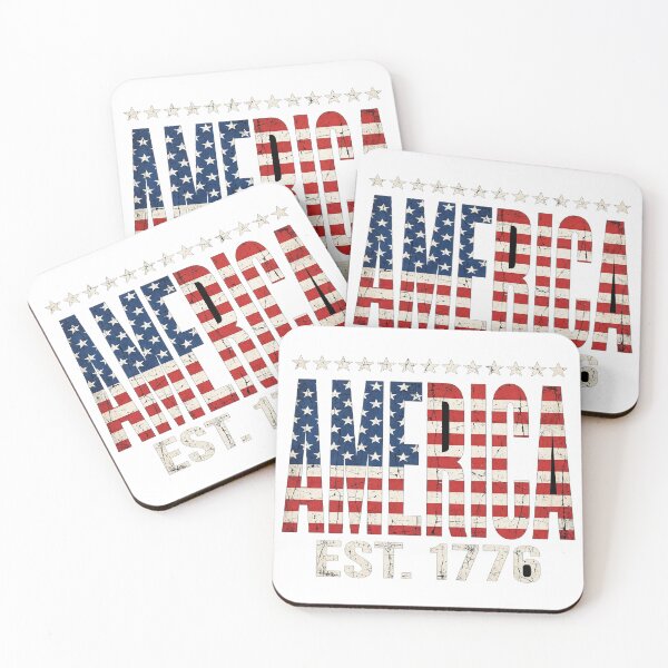 Item preview, Estados Unidos desde 1776 – Bandera Cartas designed and sold by Freedom In Threads.