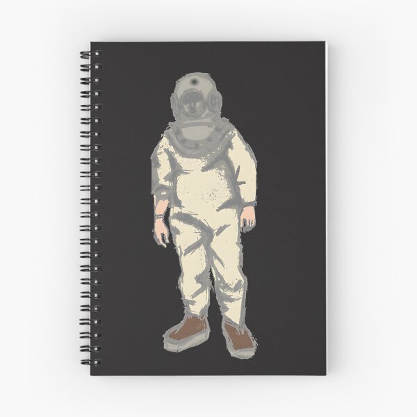 Item preview, Vintage Deep Sea Diver Illustration with Classic Diving Helmet designed and sold by KratosAurion400.