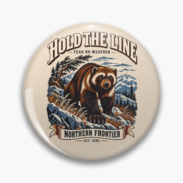 Artikelvorschau, Hold the Line Vintage Wolverine entworfen und verkauft von EvergreenPark - Tee Studio.