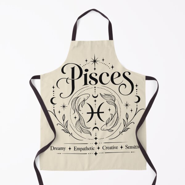 Item preview, Pisces Zodiac Sign – Dreamy Empathic Creative Astrology Art designed and sold by MetaModel Editions.