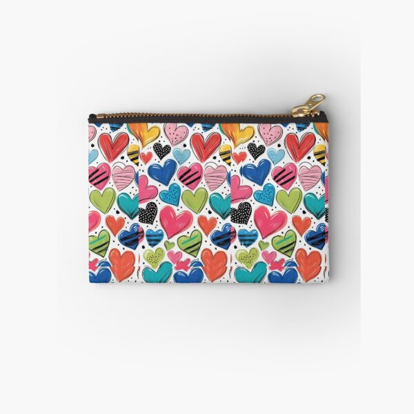 Item preview, Colorful Hand Drawn Hearts Pattern – Cute Love Doodle Heart Design designed and sold by Kruti Collection.