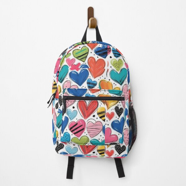 Item preview, Colorful Hand Drawn Hearts Pattern – Cute Love Doodle Heart Design designed and sold by Kruti Collection.