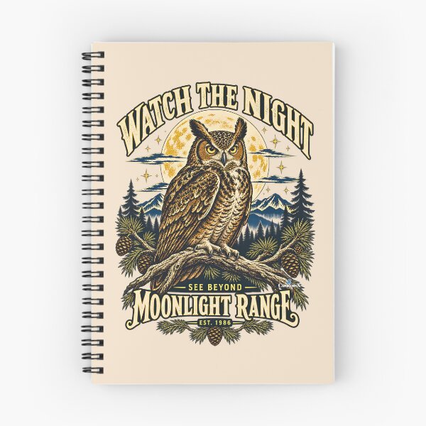 Item preview, Vintage Night Watch Owl designed and sold by EvergreenPark - Tee Studio.