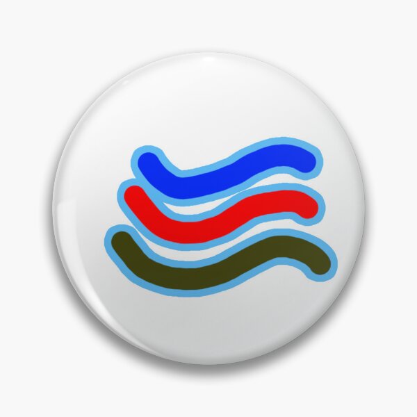 Item preview, Minimalist Aesthetic Colorful Abstract Wave Squiggle designed and sold by AWADHESH  CHAURASIA.