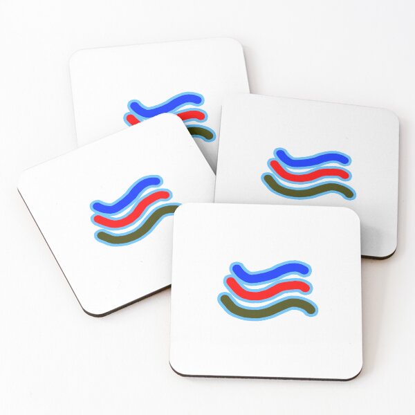 Item preview, Minimalist Aesthetic Colorful Abstract Wave Squiggle designed and sold by AWADHESH  CHAURASIA.