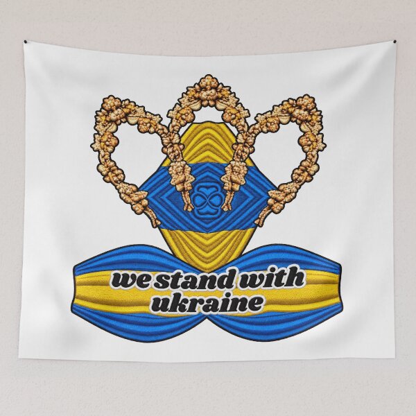 Item preview, We Stand With Ukraine Peace and Solidarity designed and sold by ArtDesignTp.