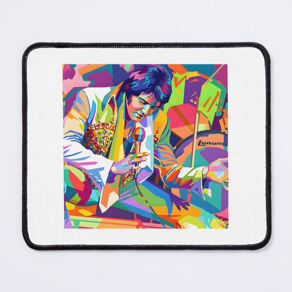 Item preview, Elvis Presley WPAP Pop Art Portrait in Vibrant Geometric Colors designed and sold by FerguliosoFilms.
