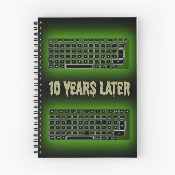 Item preview, Copy of 10 Years Later Keyboard – Funny Gamer & Mechanical Keyboard Pun designed and sold by FlatstudioArt.
