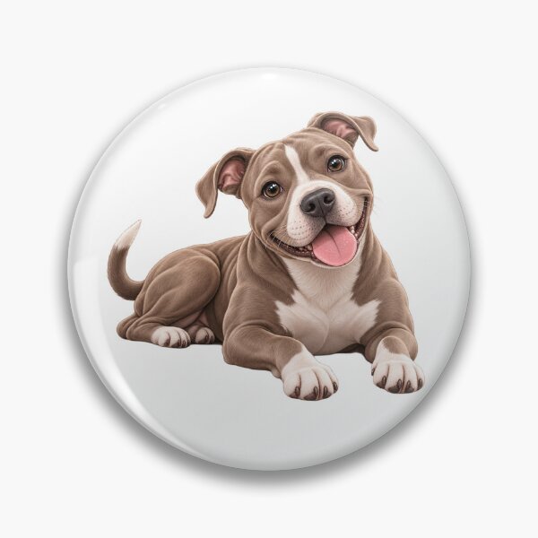 Artikelvorschau, Cute Pitbull – Adorable Cartoon Dog entworfen und verkauft von BerlyArts.